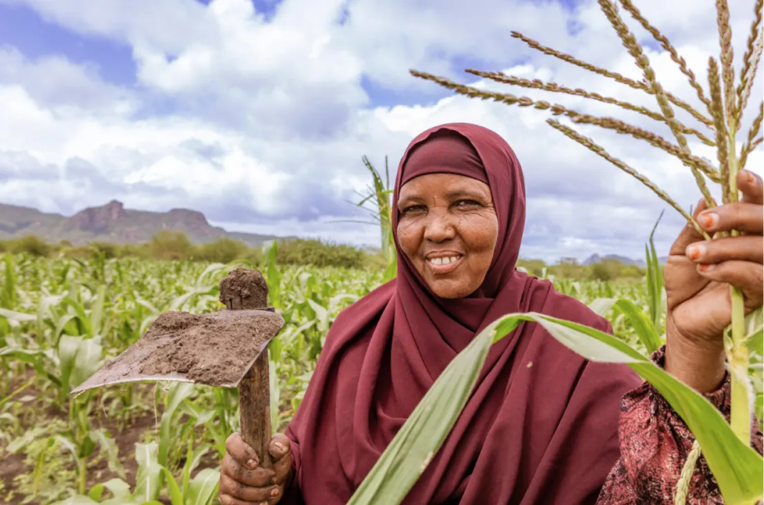 Rural community in Kenya